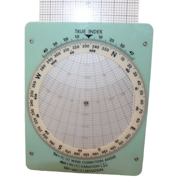 Vintage Sanderson SC-6 Flight Computer 1967 Aviation Plotter - Picture 7 of 9